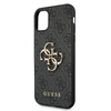 Guess 4G Big Metal Logo - pouzdro pro iPhone 11 (šedé)