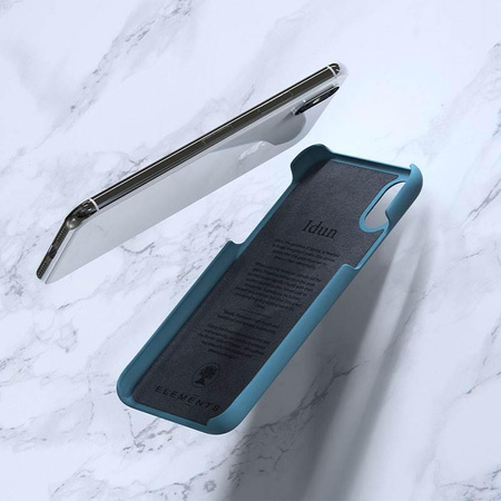 Nordic Elements Saeson Idun - Anyag tok iPhone Xs / X (Petrol)