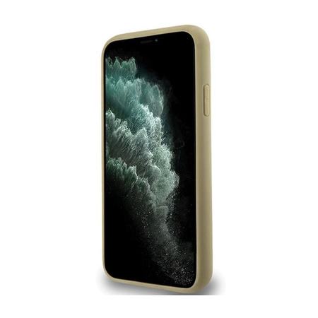 Hello Kitty Leather Kitty Head MagSafe - Hülle für iPhone 11 (Gold)