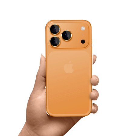 3mk Lens Protection Pro - Kameraschutzglas für iPhone 17 Pro / iPhone 17 Pro Max (Orange)