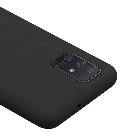 Crong Color Cover - Etui Samsung Galaxy A51 (czarny)