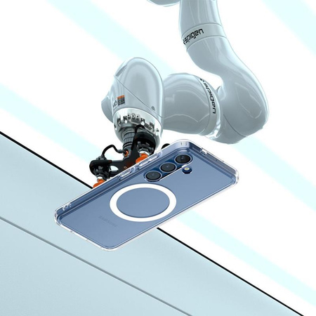 Spigen Ultra Hybrid Mag MagSafe - Pouzdro pro Samsung Galaxy S25 (Clear White)