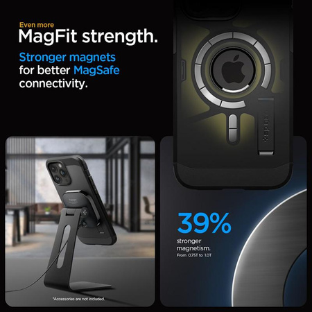 Spigen Tough Armor MagSafe - pouzdro pro iPhone 15 Pro Max (černé)