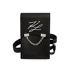 Karl Lagerfeld Autograph Chain Wallet Phone Bag - Torba na smartfona i akcesoria (czarny)