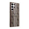 Guess 4G Printed Stripe - Etui Samsung Galaxy S23 Ultra (brązowy)