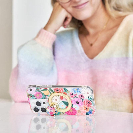 Case-Mate Magnetischer Mini-Griff - MagSafe Fingerhalter mit Standfunktion (Garden Party Blush)