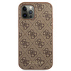 Guess 4G Metal Gold Logo - Etui iPhone 12 Pro Max (brązowy)