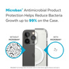 Speck Presidio Perfect-Clear + MagSafe - iPhone 14 Pro Max Hülle mit MICROBAN Beschichtung (Klar)