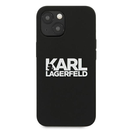 Karl Lagerfeld szilikon Stack Logo - iPhone 13 mini tok (fekete)