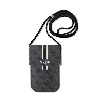 Guess 4G Stripes - Crossbody telefontáska (fekete)