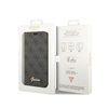 Guess 4G Metal Camera Outline Booktype Case - Coque pour iPhone 14 Pro Max (noir)