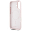 Karl Lagerfeld Silicone Double Heads And Circle MagSafe - Case for iPhone 16 (pink)
