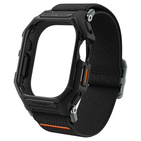 Spigen Lite Fit "Pro" - Étui avec bracelet pour Apple Watch Ultra 1/2 49 mm (Noir mat)