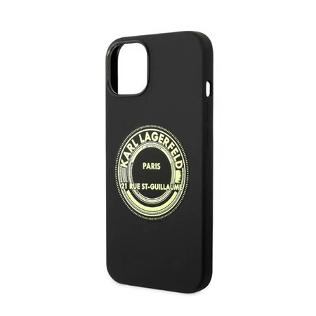 Karl Lagerfeld Silikonové pouzdro RSG - iPhone 14 (černé)