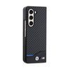 BMW Leder Carbon - Samsung Galaxy Z Fold 5 Tasche (schwarz)