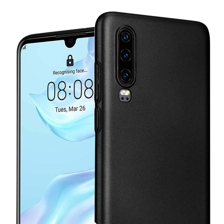Crong Smooth Skin - Etui Huawei P30 (czarny)