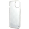 Karl Lagerfeld Monogram Liquid Glitter - pouzdro pro iPhone 14 Plus (černé)
