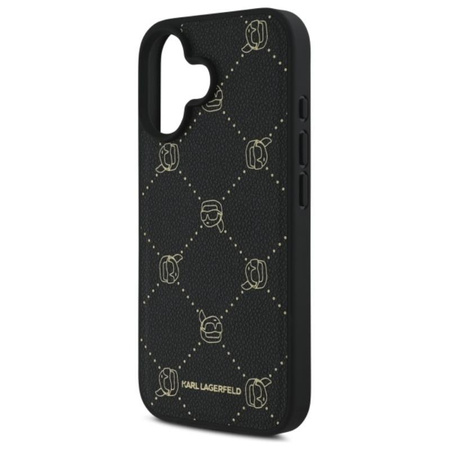 Karl Lagerfeld MagSafe Karl Head - pouzdro pro iPhone 16 (černé)