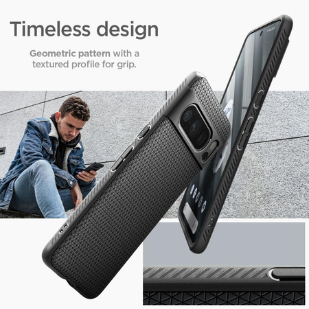 Spigen Liquid Air - Gehäuse für Google Pixel 8 Pro (Schwarz)