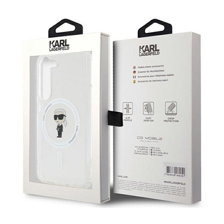 Karl Lagerfeld IML Ikonik MagSafe - Case for Samsung Galaxy S23 (Transparent)