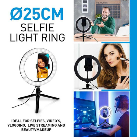 Grundig - Ring light pour photos, selfie, maquillage