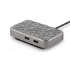 Moshi Symbus Q - USB-C hub + Qi inductive wireless charger for iPhone and Android (Gray)