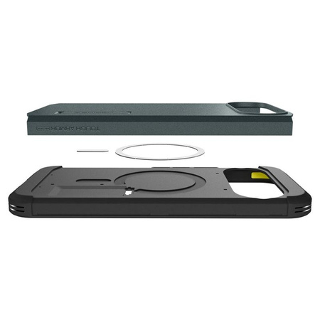 Spigen Tough Armor Mag MagSafe - Pouzdro pro Google Pixel 10 / 10 Pro (Abyss Green)