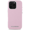 Karl Lagerfeld Saffiano Full Wrapped Elongated Metal Logo MagSafe - étui pour iPhone 16 Pro Max (rose)