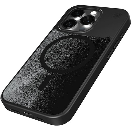 STM Relax Sand MagSafe - Etui pour iPhone 15 (Noir / Gris)