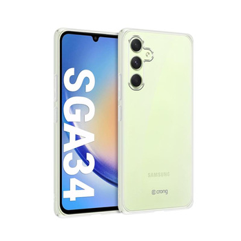 Crong Crystal Slim Cover - Étui Samsung Galaxy A34 5G (Transparent)