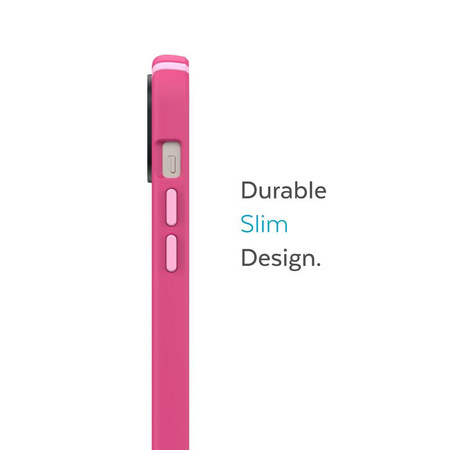 Speck Presidio2 Pro MagSafe - Antibacterial iPhone 15 Plus / 14 Plus Case (Digitalpink / Blossompink / White)