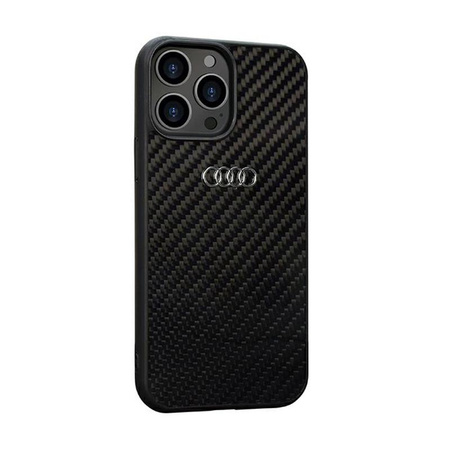 Audi Carbon Fiber - Case for iPhone 13 Pro Max (Black)