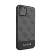 Guess 4G Bottom Stripe Kollektion - iPhone 11 Pro Tasche (grau)