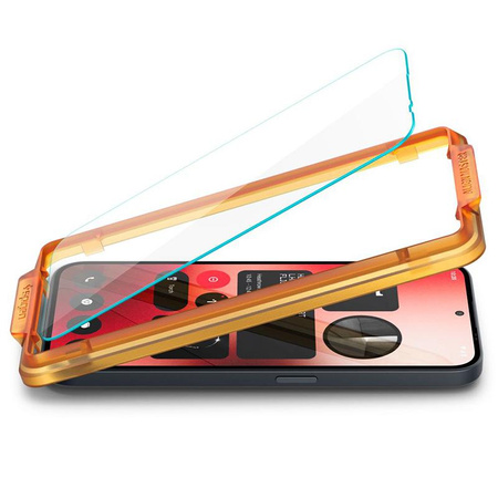 Spigen Alm Glas.TR 2-Pack - Verre trempé pour Nothing Phone 2a / 2a Plus (2 pcs.).) (Transparent)