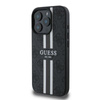 Guess 4G Printed Stripes MagSafe - Pouzdro pro iPhone 16 Pro (černý)