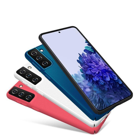 Nillkin Super Frosted Shield - Étui Samsung Galaxy S21+ (Rouge vif)