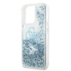 Pouzdro Guess Liquid Glitter 4G Big Logo - iPhone 13 Pro (modré)