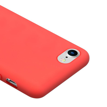 Crong Color Cover - Case iPhone SE (2022/2020) / 8 / 7 (red)