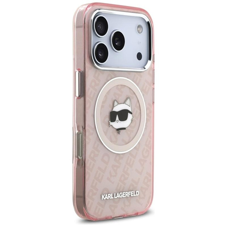 ETUI DO IPHONE 17 PRO MAX do MAGSAFE KARL LAGERFELD ORYGINALNE RÓŻOWE MODNE