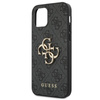 Guess 4G Big Metal Logo - pouzdro pro iPhone 12 mini (šedé)