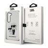Karl Lagerfeld IML Glitter NFT Karl & Choupette - Etui Samsung Galaxy S23+ (Transparent)