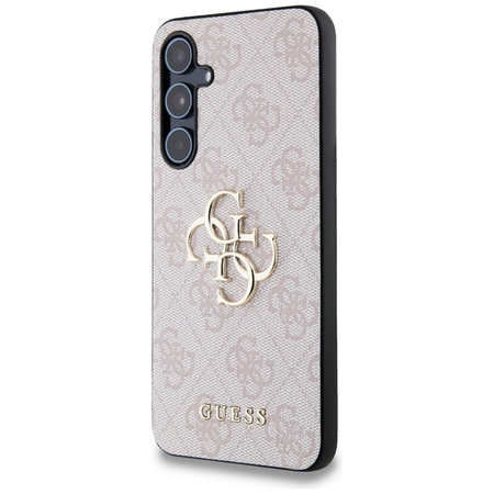 Guess 4G Big Metal Logo - pouzdro pro Samsung Galaxy A55 5G (růžové)