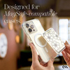 Case-Mate Magnetic Card Holder MagSafe - Portefeuille magnétique (Floral Gems)