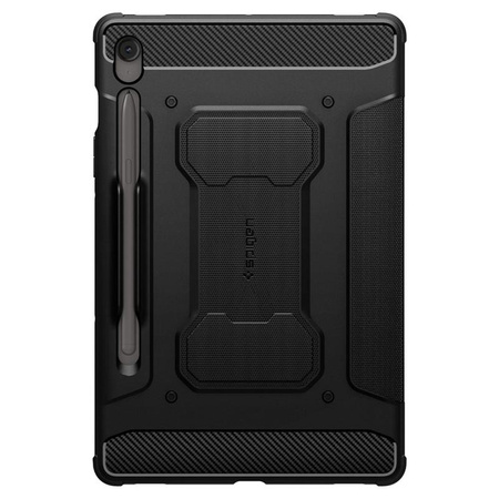 Spigen Rugged Armor Pro - Gehäuse für Samsung Galaxy Tab S10 FE+ 13.1" (Schwarz)