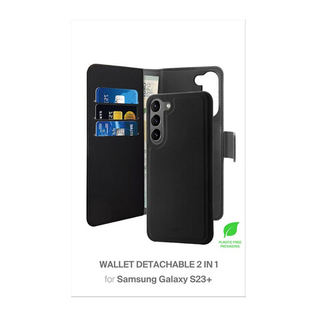 Étui 2-en-1 pour Samsung Galaxy S23+ (noir)