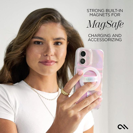 Case-Mate Soap Bubble MagSafe - Hülle für iPhone 16 (Iridescent)