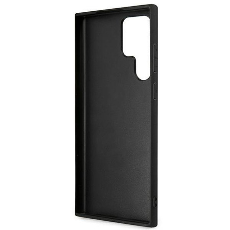 Karl Lagerfeld Saffiano Ikonik Karl`s Head - Etui Samsung Galaxy S22 Ultra (czarny)