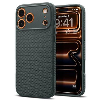 ETUI DO IPHONE 17 PRO MAX SPIGEN LIQUID AIR ORYGINALNE ZIELONE ELEGANCKIE