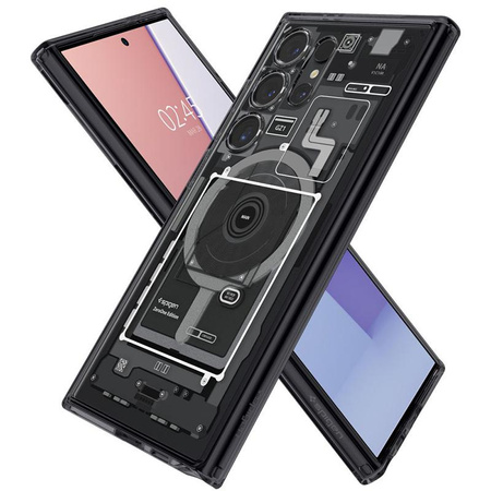 Spigen Ultra Hybrid OneTap Ring MagSafe - Case for Samsung Galaxy S24 Ultra (Zero One)