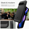 Spigen Rugged Armor - pouzdro pro Google Pixel 9 Pro XL (matně černé)